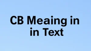 Read more about the article CB Meaning in Text: Decoding Its Various Uses in Digital and Professional Contexts