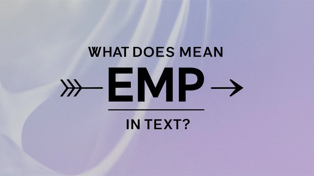 Read more about the article What Does EMP Mean in Text? Decoding Its Various Uses