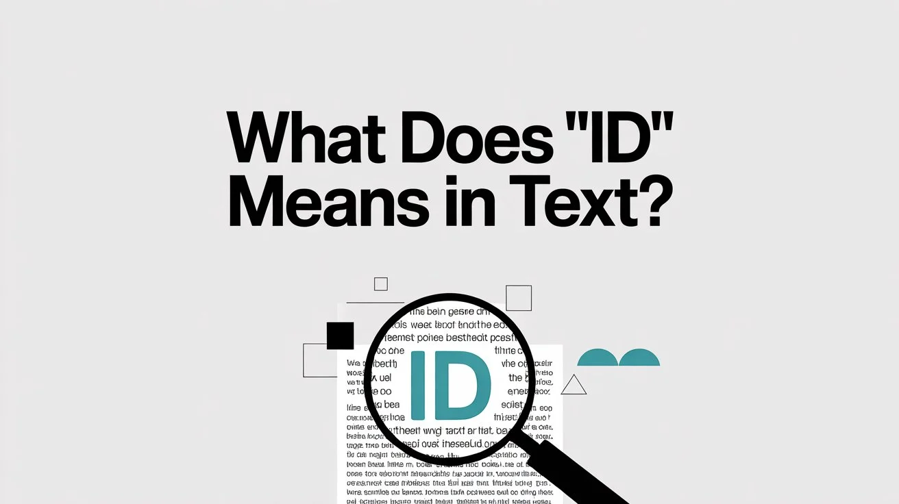 You are currently viewing What does “ID” means in Text: Usage, and Contexts